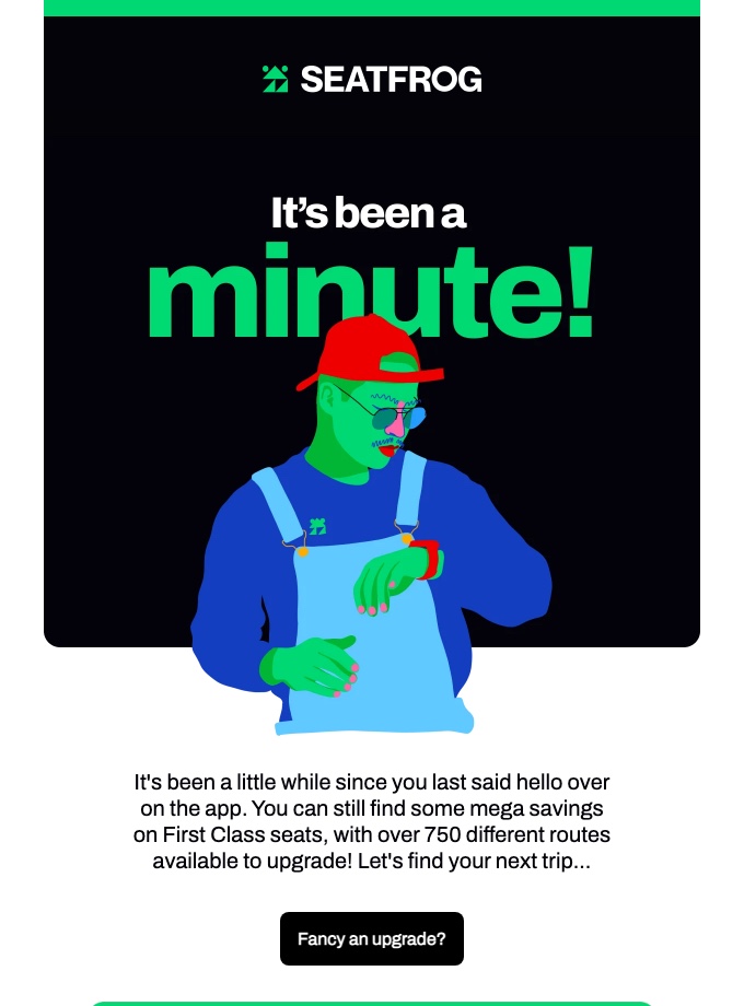 Today’s day-50 email, the same to everyone